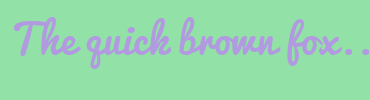 Image with Font Color B29AE1 and Background Color 92E1A6